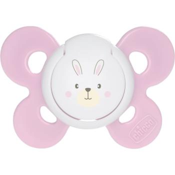 Chicco Physio Comfort Bunny/Raccoon dudlík 0-6m Girl 2 ks