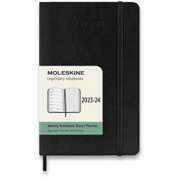 Moleskine 2023-2024 S, měkké desky, černý (DSB18WN2Y24)