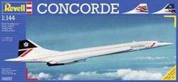 Model letadla, stavebnice Revell Concorde British Airways 04257, 1:144