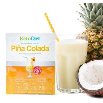 KetoDiet Proteinový nápoj - příchuť Piňa Colada (7 porcí) (8594181012348)