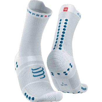 Compressport PRO RACING SOCK v4.0 RUN HIGH Běžecké ponožky, bílá, velikost