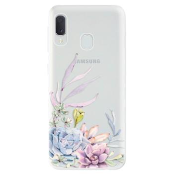 Odolné silikonové pouzdro iSaprio - Succulent 01 - Samsung Galaxy A20e