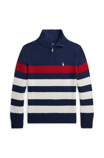 Dětský bavlněný svetr Polo Ralph Lauren červená barva, 323941102001