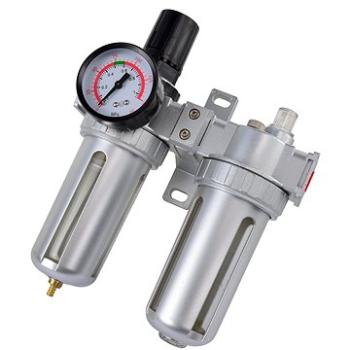 GEKO Regulátor tlaku s filtrem a manometrem a přim. oleje, max. prac. tlak 10bar (G01179)