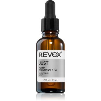 Revox B77 Just Alpha Arbutin 2% + HA rozjasňující sérum na obličej a krk 30 ml