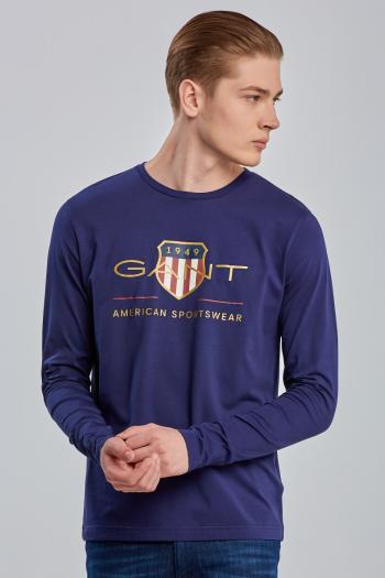 TRIČKO GANT ARCHIVE SHIELD LS T-SHIRT modrá XL