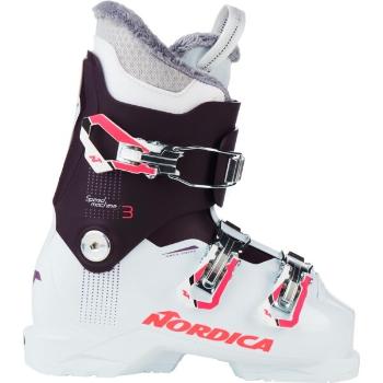 Nordica SPEEDMACHINE J 3 Dívčí lyžařské boty, bílá, velikost 21