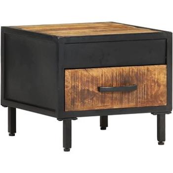 Noční stolek 40 × 40 × 35 cm hrubé mangovníkové dřevo (288472)