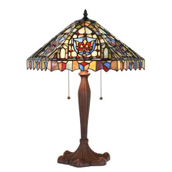 Stolní lampa Tiffany Aubrie - 47x60 cm E27/max 2x60W 5LL-1206