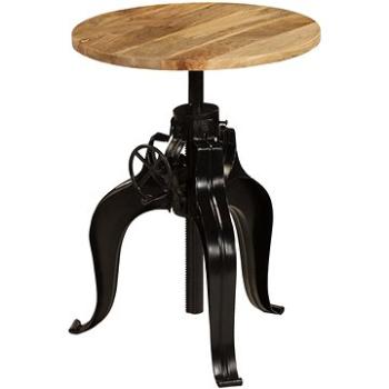 Barový stůl z masivního mangovníkového dřeva 60x(76–110) cm (245266)