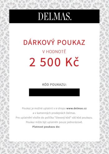 Delmas dárkový poukaz 2 500 Kč