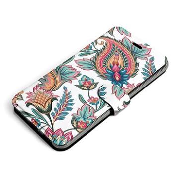 Mobiwear Flip pouzdro pro Samsung Galaxy S21 FE - MD10S Vintage květy (5903516724239)