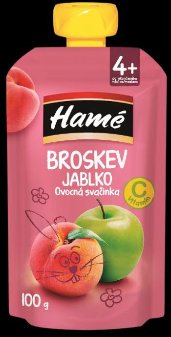Hamánek Hamé Kapsička Broskev a jablko 100 g