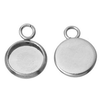 Šperky4U Ocelový přívěšek pro 10 mm kabošon - OK1088-10