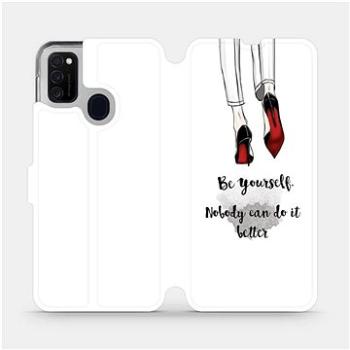 Flipové pouzdro na mobil Samsung Galaxy M21 - M046P Be yourself (5903516244720)