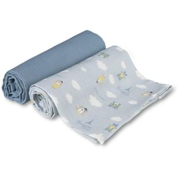 canpol babies Muslin Squares látkové pleny Blue 70x70 cm 2 ks