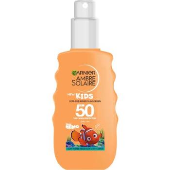 Garnier Ambre Solaire Kids Sun Protection Spray SPF50 150 ml opalovací přípravek na tělo pro děti na všechny typy pleti; na dehydratovanou pleť