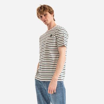 Wood Wood Ace stripe T-shirt 10285704-2222 OFF-WHITE/GREEN STRIPES