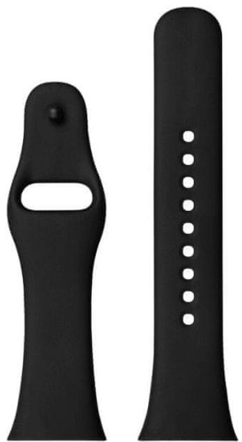 FIXED Silikonový řemínek Silicone Strap pro Xiaomi Redmi Watch 3, černý, FIXSSTB-1175-BK