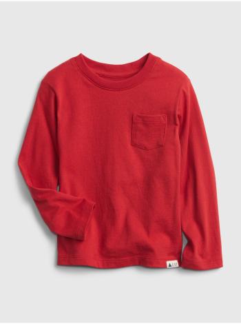 Červené klučičí tričko Toddler Organic bavlna Mix and Match T-Shirt