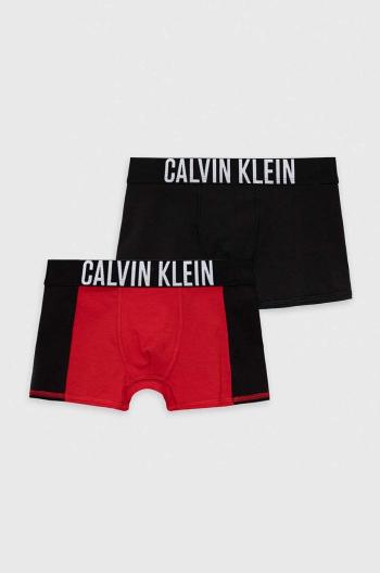 Dětské boxerky Calvin Klein Underwear vínová barva