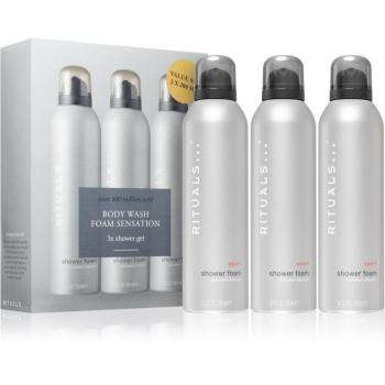 Rituals Homme Sport sprchová pěna výhodné balení 3x200 ml