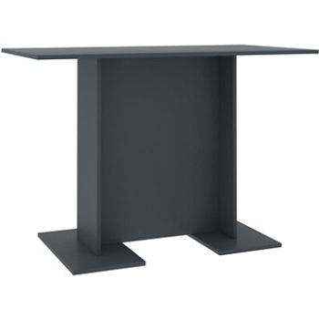 Jídelní stůl šedý 110 × 60 × 75 cm dřevotříska (800245)