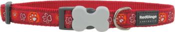 Obojek RD PAW impressions RED - 1,5/24-36cm