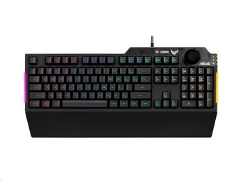 ASUS klávesnice TUF GAMING K1 (RA04), membránová, US, černá