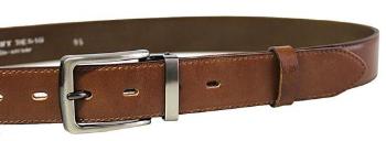 Penny Belts Pánský kožený společenský opasek 35-020-2-48 brown 115 cm