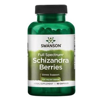 Swanson Schizandra Berries (Klanopraška čínská), 525 mg, 90 kapslí (8595695378432)