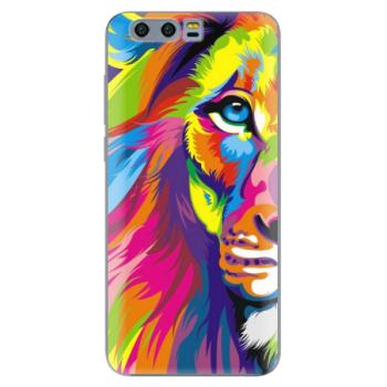 Odolné silikonové pouzdro iSaprio - Rainbow Lion - Huawei Honor 9