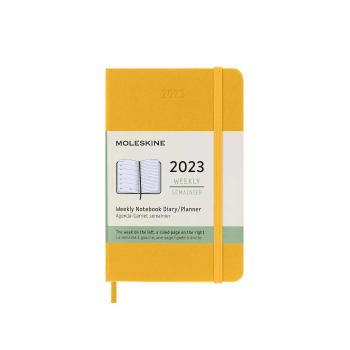 Plánovací zápisník 2023 tvrdý oranžový – S
