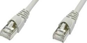 Síťový kabel RJ45 Telegärtner L00000D0026, CAT 5e, F/UTP, 1.00 m, šedá