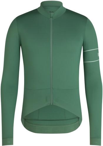 Rapha Pro Team Long Sleeve Thermal Jersey - dark green/pale green L