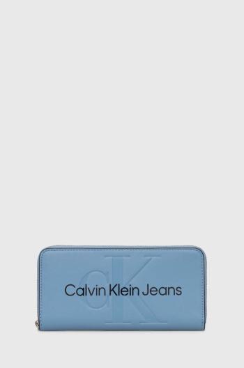 Peněženka Calvin Klein Jeans černá barva, K60K607634