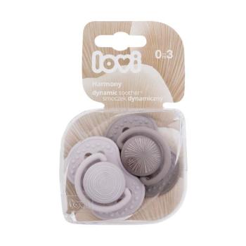 LOVI Harmony Dynamic Soother Boy 0-3m 2 ks dudlík pro děti