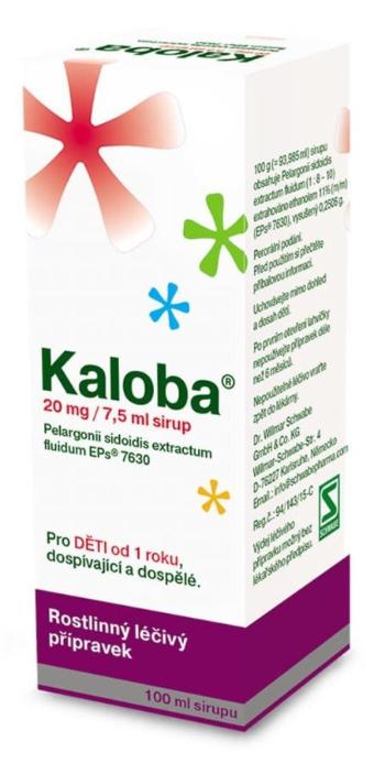 Kaloba 20mg/7.5ml sirup 100 ml