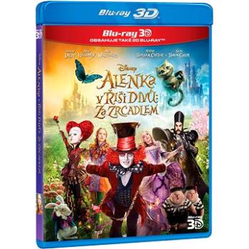 Alenka v říši divů: Za zrcadlem 3D+2D (2 disky) - Blu-ray (D00988)