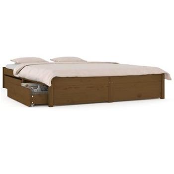 Rám postele se zásuvkami medově hnědý 120 × 200 cm, 3103511 (3103511)