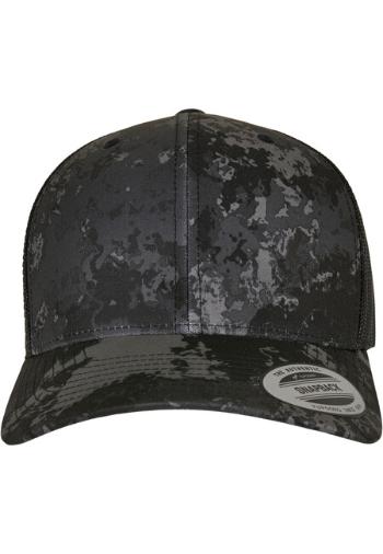 Urban Classics YP Classics® Veil Camo™ Retro Trucker Cap poseidon black - UNI