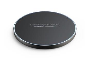 Nabíječka ALLOCACOC Wireless Charger Aluminium bezdrátová