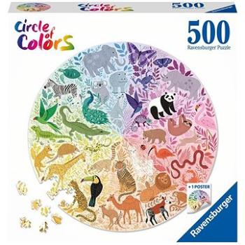 Ravensburger puzzle 171729 Zvířata 500 dílků  (4005556171729)