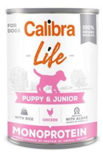 Calibra Dog Life konz.Puppy&Junior Chicken&rice 400 g
