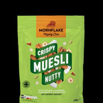 Křupavé Müsli Nutty 650 g - MornFlake