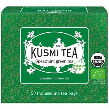 Zelený čaj SPEARMINT Kusmi Tea 20 mušelínových sáčků