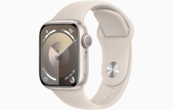 Apple Watch S9/41mm/Starlight/Sport Band/Starlight/-M/L