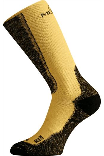 Lasting WSM 640 hořčicová merino ponožky Velikost: (42-45) L ponožky