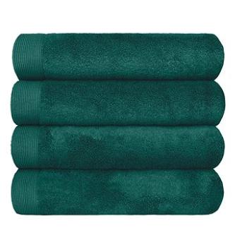 SCANquilt ručník MODAL SOFT tm. zelená (33236)