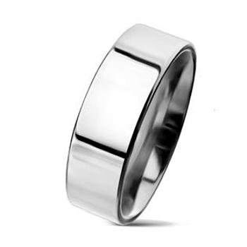 NUBIS® Lesklý prsten chirurgická ocel, šíře 6 mm - velikost 71 - NSS3004-6-71